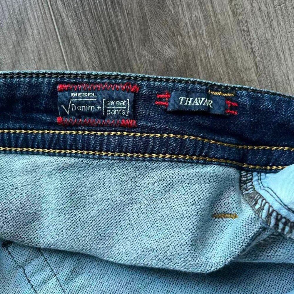 Diesel Thavar Denim + Sweat Pants - Picture 5 of 8